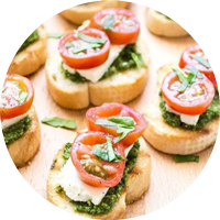  <span class="lte-header lte-h5"> Pesto Bruschetta </span> 